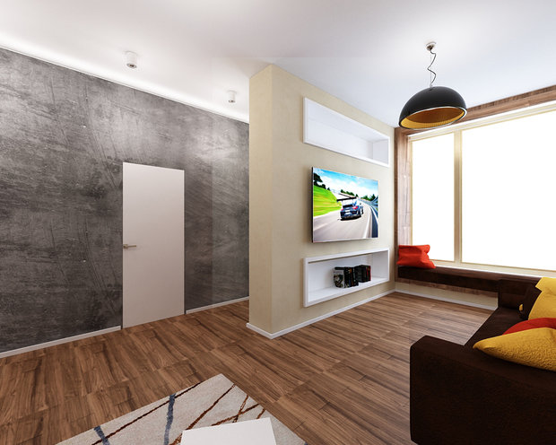 Фото из портфолио Дизайн таунхауса для холостяка – фотографии дизайна интерьеров на INMYROOM