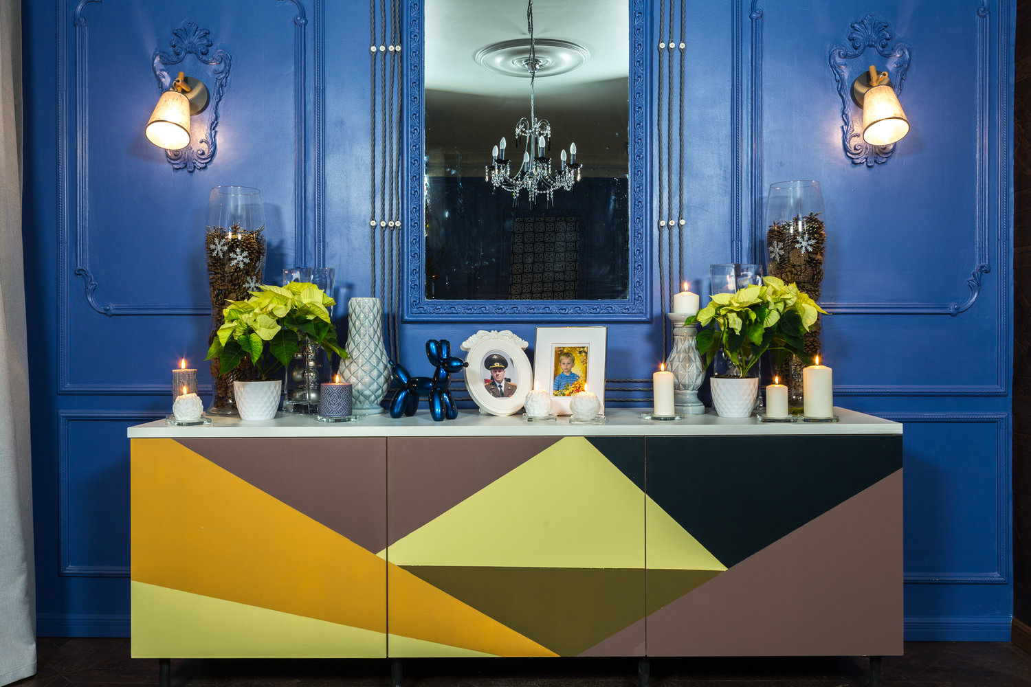 Фото из портфолио "Спальня в синих тонах" для программы "Фазенда" – фотографии дизайна интерьеров на INMYROOM