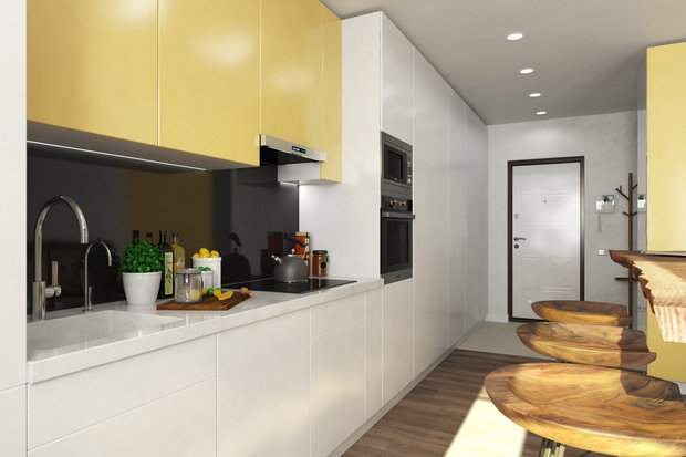 Фото из портфолио Проект "Экологичный" – фотографии дизайна интерьеров на INMYROOM