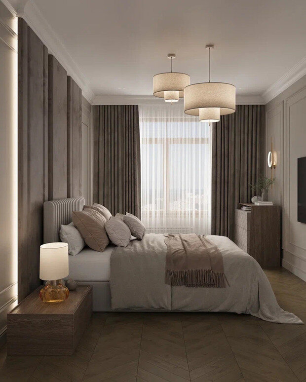 Фото из портфолио Дизайн-проект квартиры в ЖК «Шведская Крона» в неоклассическом стиле – фотографии дизайна интерьеров на INMYROOM