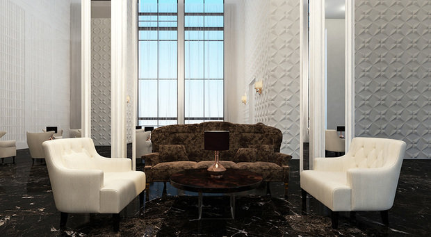 Фото из портфолио Дизайн лобби отеля в стиле ар-деко – фотографии дизайна интерьеров на INMYROOM