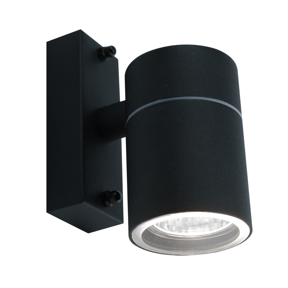 Уличный настенный светильник Sonaglio черного цвета