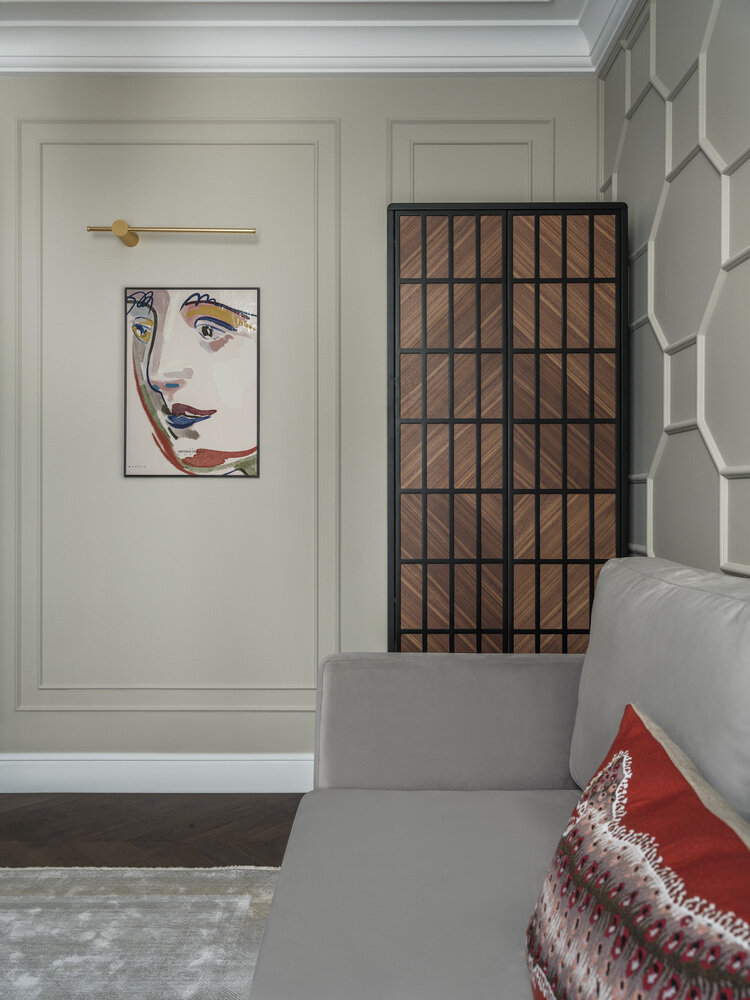 Фотография: Гостиная в стиле Классический, Современный, Эклектика, Квартира, Проект недели, Москва, 2 комнаты, 40-60 метров, Виолетта Голубева, Golubeva design&architecture – фото на INMYROOM Фотография: Гостиная в стиле Классический, Современный, Эклектика, Квартира, Проект недели, Москва, 2 комнаты, 40-60 метров, Виолетта Голубева, Golubeva design&architecture – фото на INMYROOM