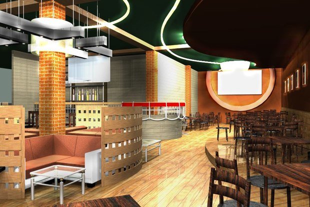 Фото из портфолио ✯ Спорт-бар(РФ) ✯ – фотографии дизайна интерьеров на INMYROOM