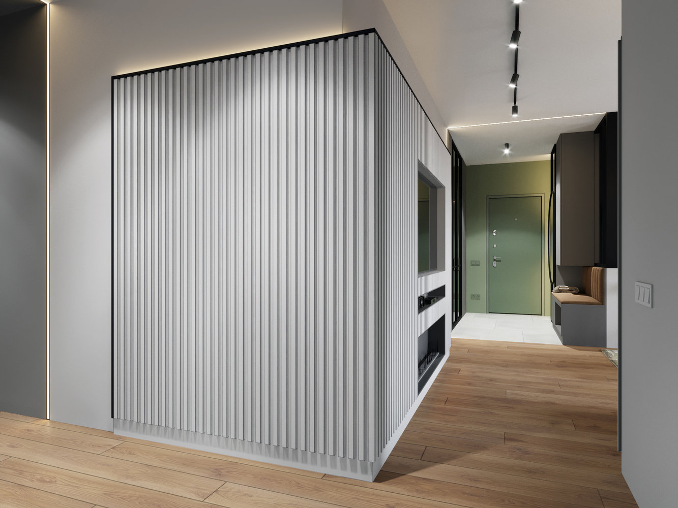 Фотография: Прихожая в стиле Современный, Квартира, Проект дня, Минск, 3 комнаты, Ирина Горячко – фото на INMYROOM