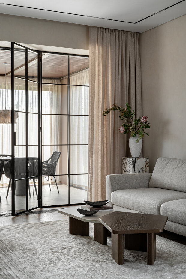 Фотография: Гостиная в стиле Современный, Дом, Проект дня, Дом и дача, Татарстан, Кирпичный дом, 4 и больше, Более 90 метров – фото на INMYROOM