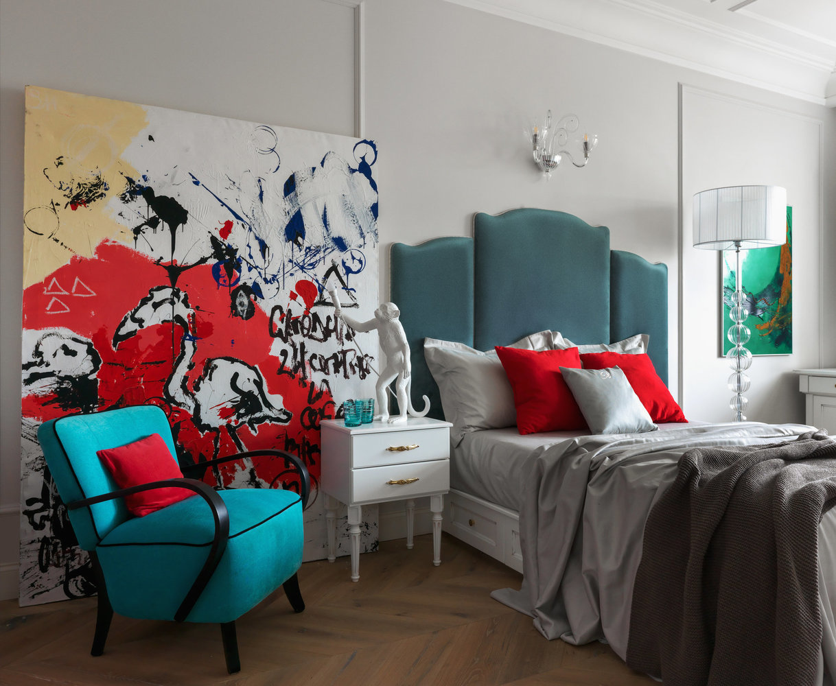 Фотография: Спальня в стиле Эклектика, Togas, Спецпроект, Sensotex – фото на INMYROOM Фотография: Спальня в стиле Эклектика, Togas, Спецпроект, Sensotex – фото на INMYROOM