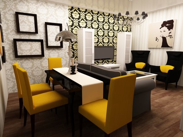 Фото из портфолио квартирка – фотографии дизайна интерьеров на INMYROOM