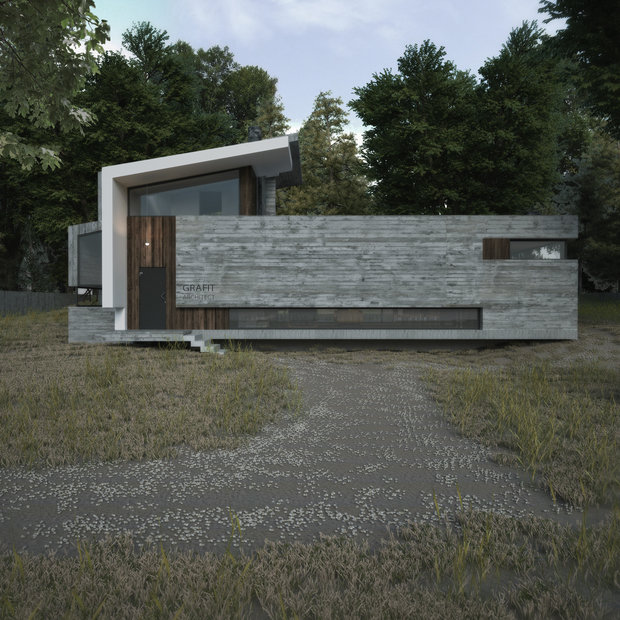 Фото из портфолио Concrete House – фотографии дизайна интерьеров на INMYROOM