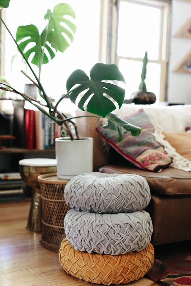 Фото из портфолио Интерьер, богатый текстилем и растениями  – фотографии дизайна интерьеров на INMYROOM