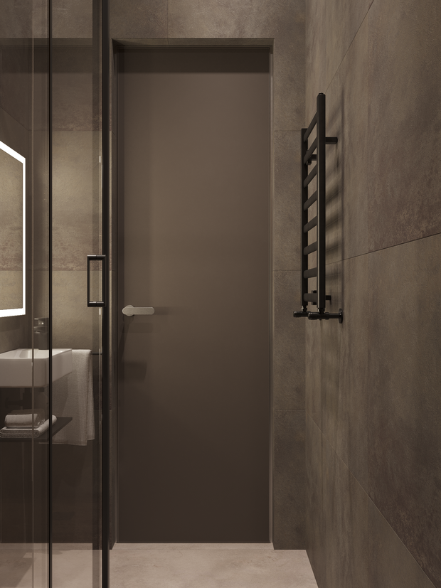 Фотография: Ванная в стиле Современный, Минимализм, Квартира, Проект недели, Москва, Монолитный дом, 3 комнаты, 60-90 метров, Анастасия Григорьева – фото на INMYROOM