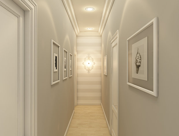 Фотография: Прихожая в стиле Прованс и Кантри, Современный, Квартира, Проект недели, Новая Москва, Коммунарка, Монолитный дом, 3 комнаты, 60-90 метров, Дарья Денисова – фото на INMYROOM