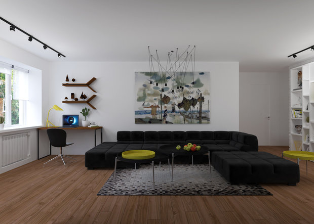 Фото из портфолио Квартира для байкера – фотографии дизайна интерьеров на INMYROOM