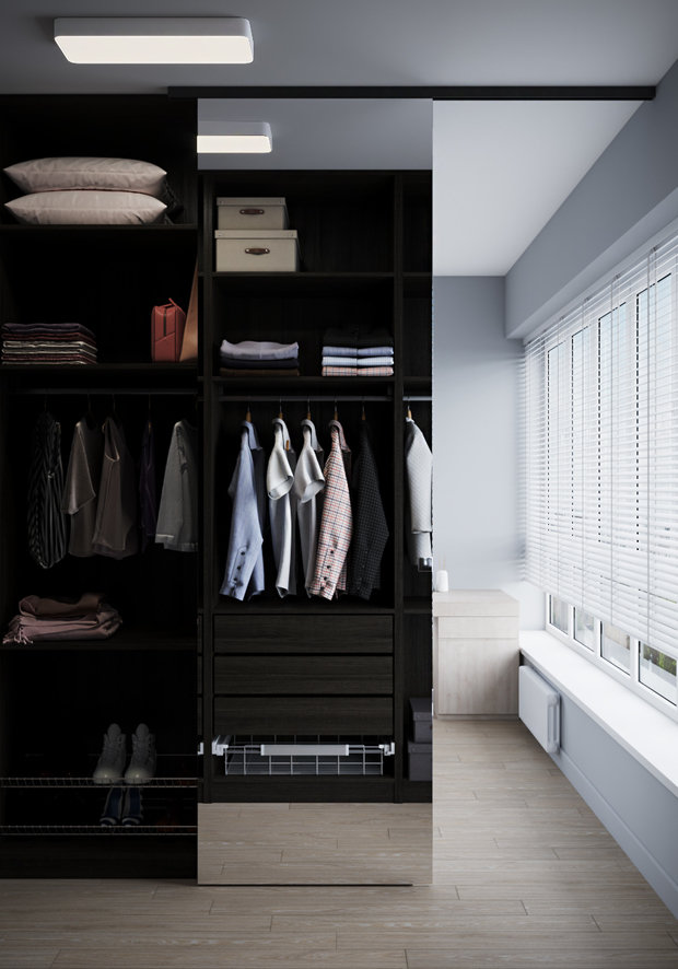 Фото из портфолио Геометрия | ЖК Первомайская 60 – фотографии дизайна интерьеров на INMYROOM