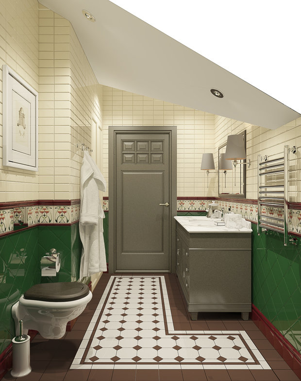 Фотография: Ванная в стиле Прованс и Кантри – фото на INMYROOM