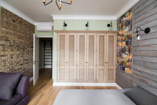 Фотография: Детская в стиле Лофт, Прованс и Кантри, Квартира, Проект недели, Москва, Альбина Алиева, Монолитный дом, 4 и больше, Более 90 метров – фото на INMYROOM