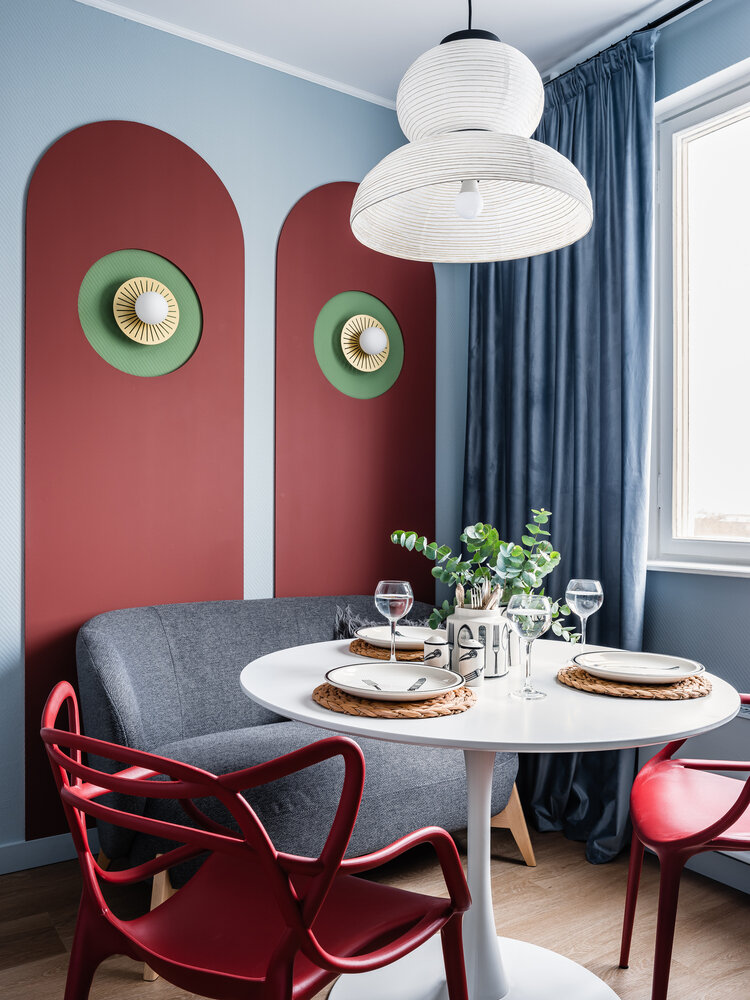 Фотография: Кухня и столовая в стиле Современный, Эклектика, Квартира, Проект недели, Москва, Алена Власова, П-44, Панельный дом, 2 комнаты, 40-60 метров – фото на INMYROOM Фотография: Кухня и столовая в стиле Современный, Эклектика, Квартира, Проект недели, Москва, Алена Власова, П-44, Панельный дом, 2 комнаты, 40-60 метров – фото на INMYROOM