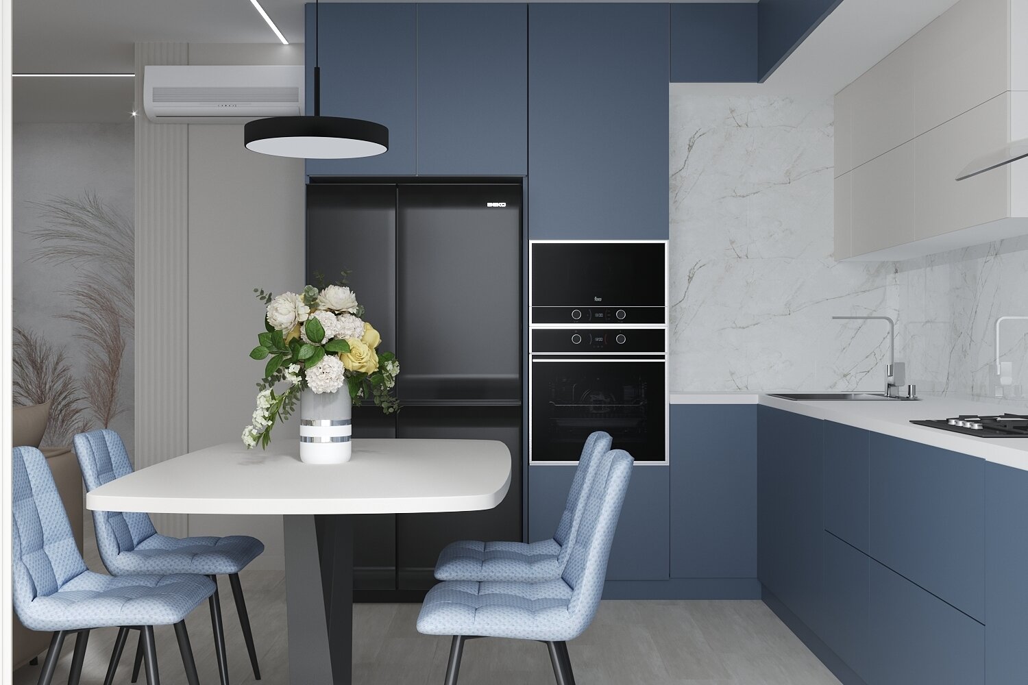 Фото из портфолио Интерьер трёхкомнатной квартиры в ЖК "Арт Квартал" – фотографии дизайна интерьеров на INMYROOM Фото из портфолио Интерьер трёхкомнатной квартиры в ЖК "Арт Квартал" – фотографии дизайна интерьеров на INMYROOM