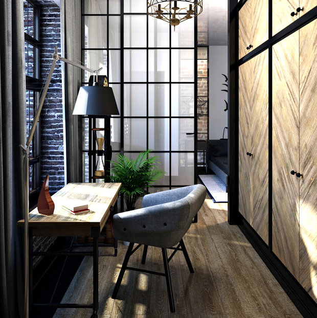 Фото из портфолио Лофт 17 – фотографии дизайна интерьеров на INMYROOM