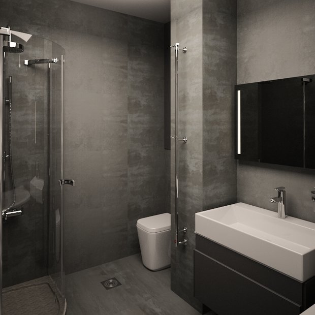 Фото из портфолио Квартира 104 м2 в квартале 9-18 – фотографии дизайна интерьеров на INMYROOM