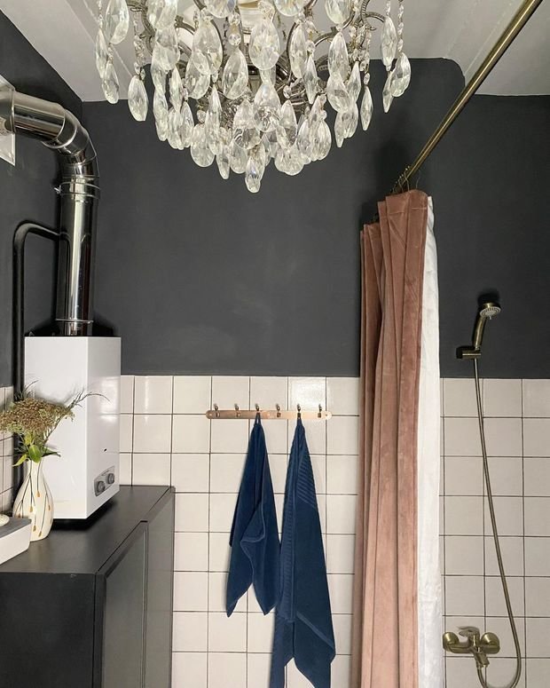 Фотография: Ванная в стиле Скандинавский, Ремонт на практике, ремонт сталинки – фото на INMYROOM