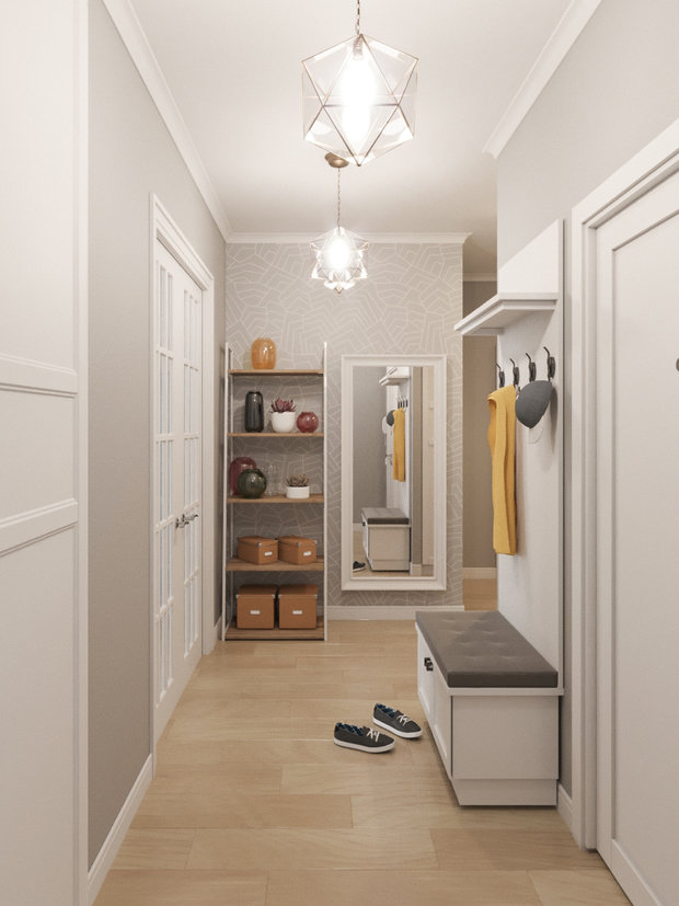 Фото из портфолио Проект трёшки в ЖК "Мелодия Леса" – фотографии дизайна интерьеров на INMYROOM