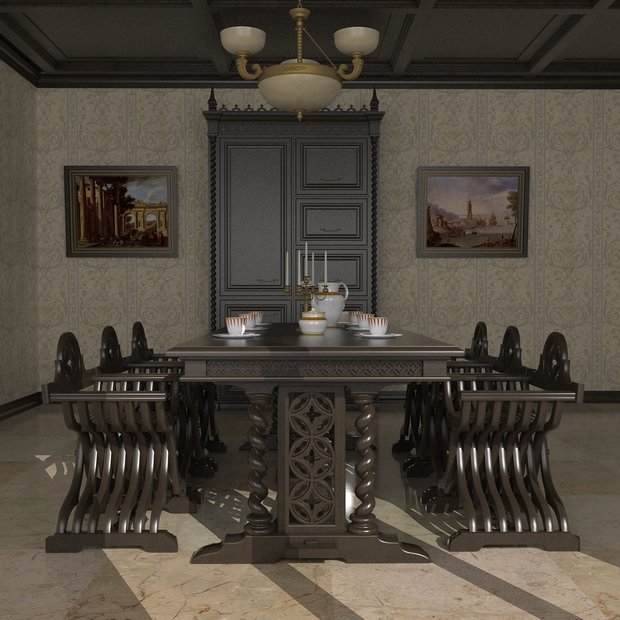 Фото из портфолио Коллекция Готика – фотографии дизайна интерьеров на INMYROOM