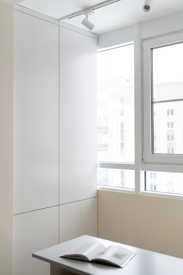 Фотография: Балкон в стиле Современный, Квартира, Проект недели, Санкт-Петербург, 2 комнаты, 40-60 метров, Lublianova.design, Юлия Люблянова – фото на INMYROOM