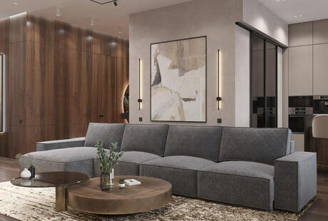 Дизайн-проект квартиры в ЖК «Voxhall (Воксхолл)» в стиле современный минимализм