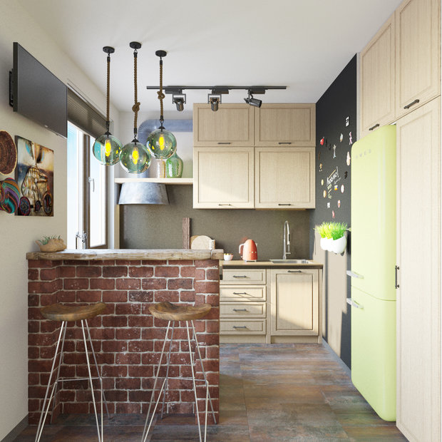 Фото из портфолио 44м2 квартира г. Москва – фотографии дизайна интерьеров на INMYROOM