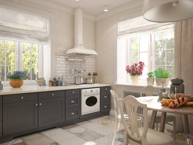 Фото из портфолио Микс прованса с мягкой классикой и современным стилем – фотографии дизайна интерьеров на INMYROOM