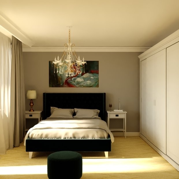 Фото из портфолио Спальня в стиле неоклассика – фотографии дизайна интерьеров на INMYROOM