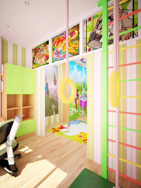 Фото из портфолио Американский лофт с позитивными акцентами 130 кв. м – фотографии дизайна интерьеров на INMYROOM