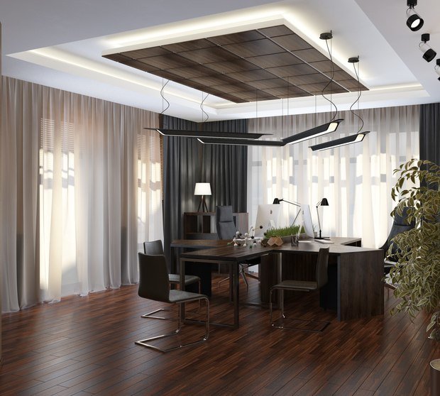 Фото из портфолио Дизайн интерьера офиса (400 кв.м) – фотографии дизайна интерьеров на INMYROOM