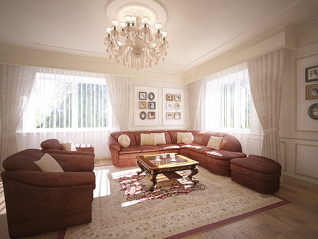 Фото из портфолио Частный жилой дом. Классика – фотографии дизайна интерьеров на INMYROOM