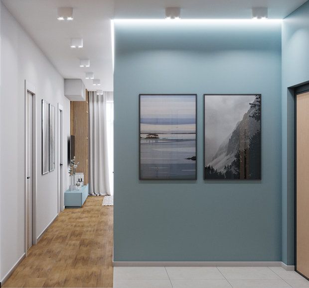 Фото из портфолио Квартира 63 кв.м – фотографии дизайна интерьеров на INMYROOM