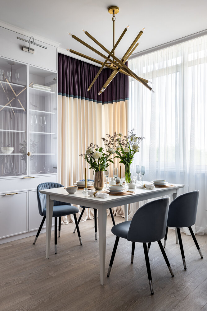 Фотография: Кухня и столовая в стиле Современный, Классический, Квартира, Проект недели, Москва, 3 комнаты, Более 90 метров, Юлия Сергеева – фото на INMYROOM