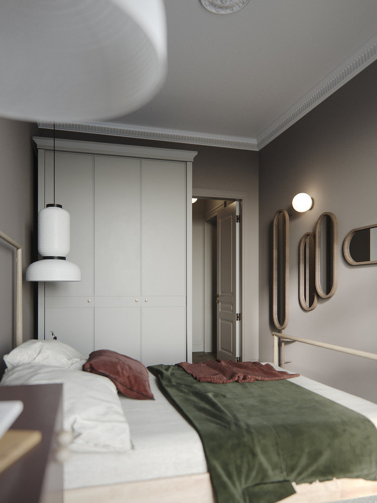 Фотография: Спальня в стиле Скандинавский, Современный, Квартира, Проект недели, Минск, Евгения Лыкасова, 2 комнаты, 60-90 метров, J.Lykasova Studio – фото на INMYROOM Фотография: Спальня в стиле Скандинавский, Современный, Квартира, Проект недели, Минск, Евгения Лыкасова, 2 комнаты, 60-90 метров, J.Lykasova Studio – фото на INMYROOM
