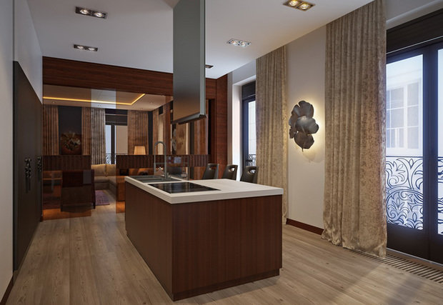 Фото из портфолио Квартира в стиле Альберто Пинто – фотографии дизайна интерьеров на INMYROOM