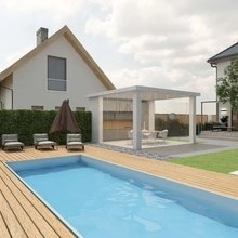 Фото из портфолио Ре-дизайн фасадов частного дома – фотографии дизайна интерьеров на INMYROOM