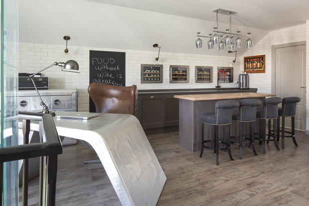 Фотография: Кабинет в стиле Лофт, Современный, Дом, Проект недели, Московская область, 4 и больше, Более 90 метров, #эксклюзивныепроекты, Виктория Барановская, Истра – фото на INMYROOM