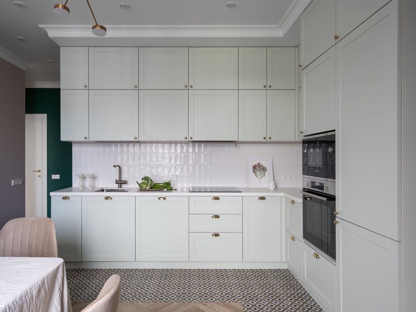 Фотография: Кухня и столовая в стиле Современный, Эклектика, Квартира, Проект дня, Санкт-Петербург, 3 комнаты, 40-60 метров, VizDiz, Екатерина Лоскутова, Илона Ореховская – фото на INMYROOM Фотография: Кухня и столовая в стиле Современный, Эклектика, Квартира, Проект дня, Санкт-Петербург, 3 комнаты, 40-60 метров, VizDiz, Екатерина Лоскутова, Илона Ореховская – фото на INMYROOM