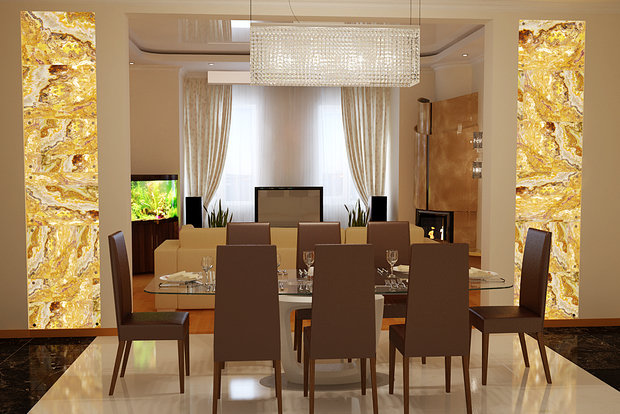 Фото из портфолио гостиная-столовая – фотографии дизайна интерьеров на INMYROOM