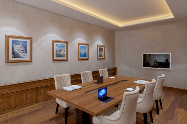 Фото из портфолио Офис. Переговорная. – фотографии дизайна интерьеров на INMYROOM