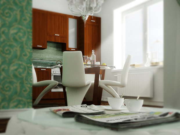 Фото из портфолио Moscow apartment. Design project / 130 sq m / 2012 – фотографии дизайна интерьеров на INMYROOM
