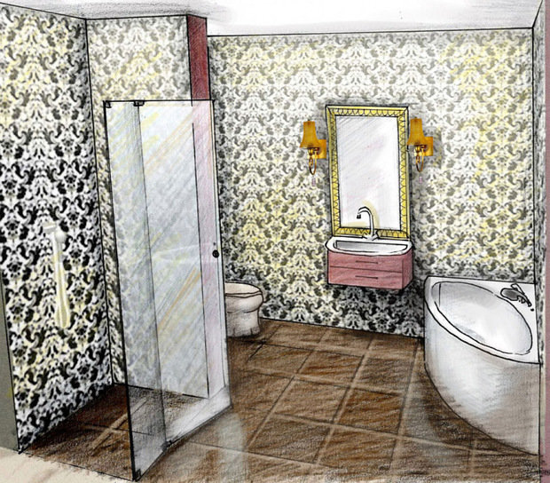 Фото из портфолио эскизы – фотографии дизайна интерьеров на INMYROOM