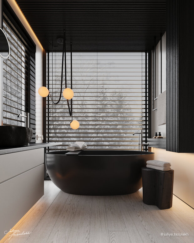Фото из портфолио Дом в д. Юрьево – фотографии дизайна интерьеров на INMYROOM