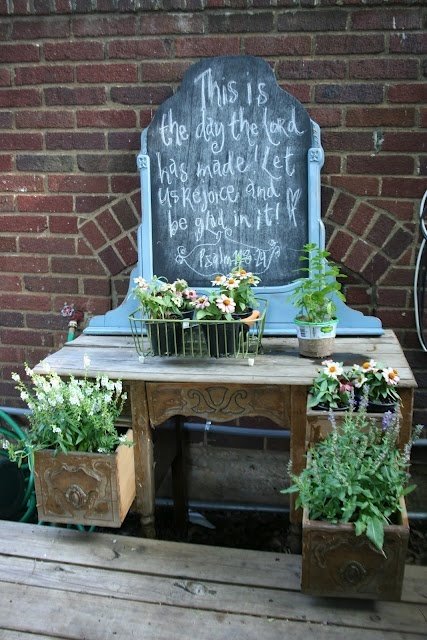 Фотография: Терраса в стиле Прованс и Кантри, Классический, Современный, Декор интерьера, DIY, Декор, Мебель и свет, Советы, предметы мебели своими руками, предметы декора своими руками, хэндмейд – фото на INMYROOM