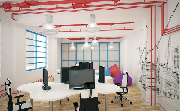 Фото из портфолио Дизайн проект офиса для частного заказчика, Филадельфия – фотографии дизайна интерьеров на INMYROOM