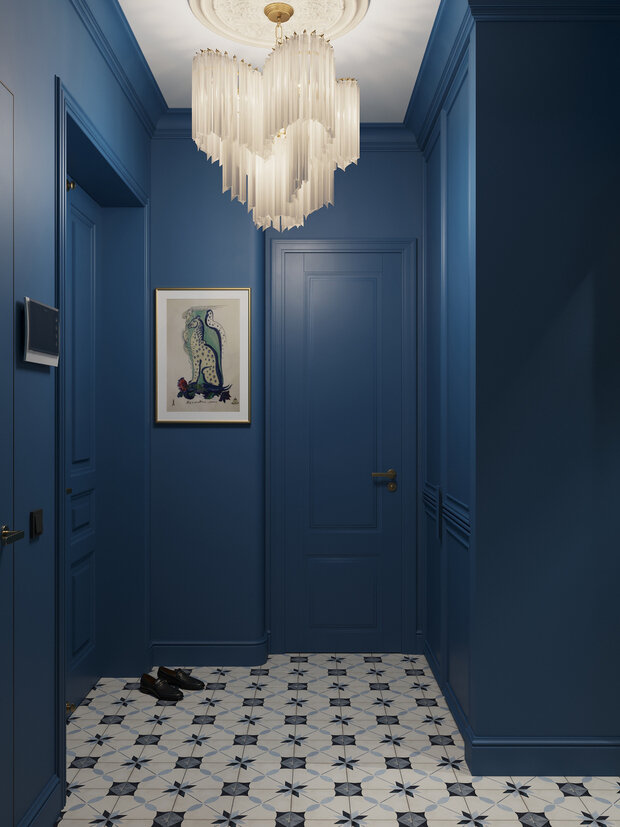 Фотография: Прихожая в стиле Современный, Классический, Квартира, Проект дня, Санкт-Петербург, 40-60 метров, Юлия Бабинцева, YUHOME design – фото на INMYROOM